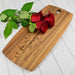 Personalised Engraved Valentine's Day Acacia Wood Tapas Board Present