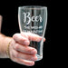 Customised Engraved Beer Glasses Parenting survival glasses Present