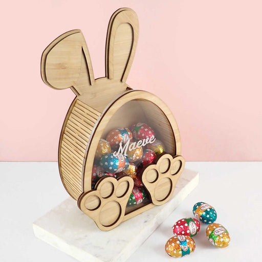 Customised Engraved Handmade Easter Bunny Treat Box
