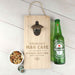 Personalised Engraved Father's Day Man Cave Sign with Brass Bottle Opener Present